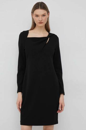 Платье Dkny цвет чёрный mini прямое Платье Dkny цвет чёрный mini прямое