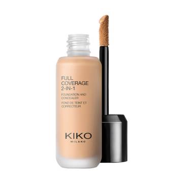 Тональная основа и консилер для лица Kiko Milano Full Coverage 2 in 1 Foundation & Concealer, Warm Rose 50, 25 мл Тональная основа и консилер для лица Kiko Milano Full Coverage 2 in 1 Foundation & Concealer, Warm Rose 50, 25 мл
