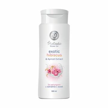 Гель для душа Melado Exotic Shower Gel с экстрактом гибискуса и абрикоса, 500 мл