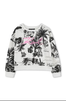 Детская хлопковая кофта Karl Lagerfeld