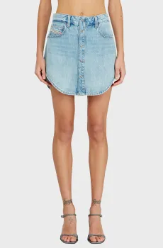 Женская голубая джинсовая юбка DE-ARD Голубой 26 Diesel A17916 0IRAC
