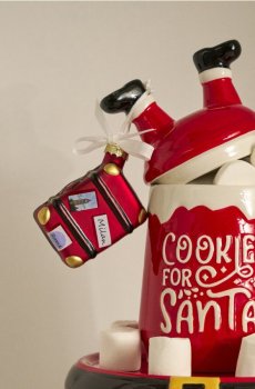 Набір з 2 ялинкових куль - різнобарвний