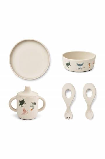 Набор для младенцев Liewood Ryle Printed Tableware Set Набор для младенцев Liewood Ryle Printed Tableware Set
