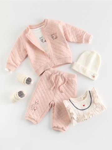 Reserved - BABIES` JOGGING TOP & TROUSERS - пильно-рожевий - 941CY-39X Reserved - BABIES` JOGGING TOP & TROUSERS - пильно-рожевий - 941CY-39X
