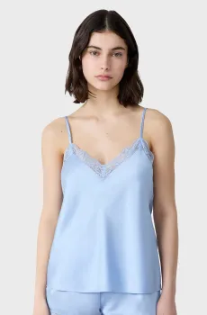 Женский голубой топ DESIRE Голубой S Etam 6550571