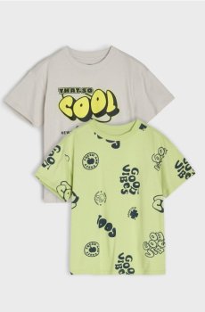 Бавовняні футболки 2 pack - сірий