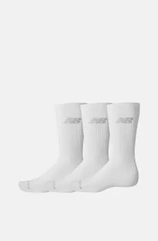 Белые носки Prfm Basic Crew (3 пары) Белый 39-42 New Balance LAS51423WT