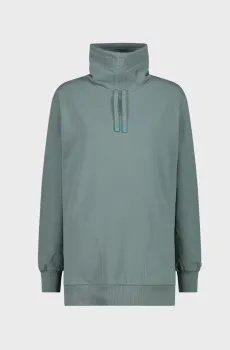 Женский бирюзовый свитшот Бирюзовый 36 CMP 33D3406-E386