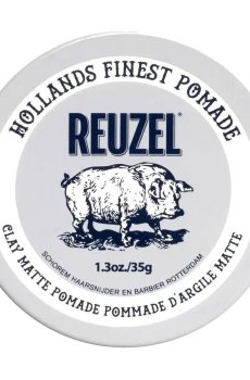 Мужская моделирующая глина для волос Reuzel Clay Matte Pomade, 35 г