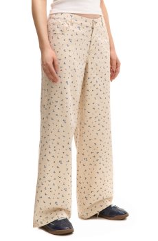 Cropp - Бавовняні штани - кремовий