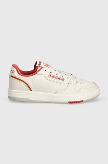 Кожаные кроссовки Reebok Classic Phase Court цвет бежевый 100201958 Кожаные кроссовки Reebok Classic Phase Court цвет бежевый 100201958