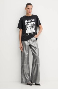 Хлопковая футболка Guess