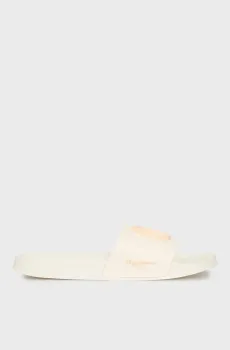 Женские белые слайдеры SLIDER BRAND W Белый 38 Pepe Jeans PLS70159