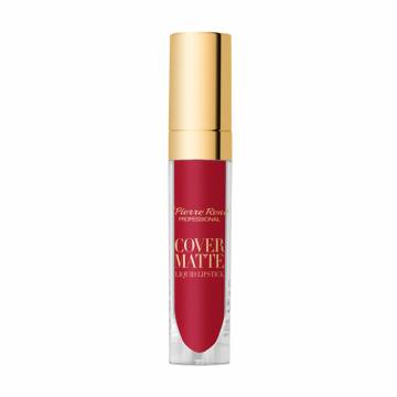 Жидкая матовая помада для губ Pierre Rene Cover Matte Liquid Lipstick 01 True Red, 5 мл Жидкая матовая помада для губ Pierre Rene Cover Matte Liquid Lipstick 01 True Red, 5 мл