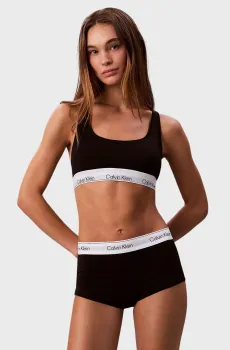 Женский черный топ UNLINED BRALETTE Черный XS Calvin Klein LV00QF8493