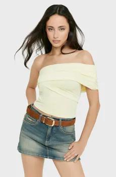 Женский желтый топ Желтый XS Tally Weijl SSLPEBALI