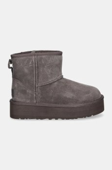 Детские замшевые сапоги UGG CLASSIC MINI PLATFORM