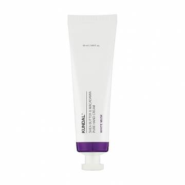 Крем для рук Kundal Shea Butter & Macadamia Pure Hand Cream White Musk, 50 мл Крем для рук Kundal Shea Butter & Macadamia Pure Hand Cream White Musk, 50 мл