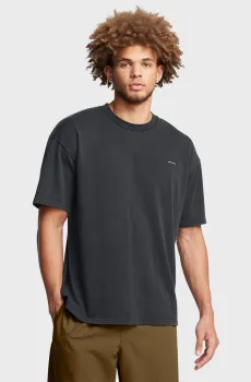 Мужская черная футболка UA M HW OS LOGO WASH SS Черный 3XL Under Armour 1389147-001