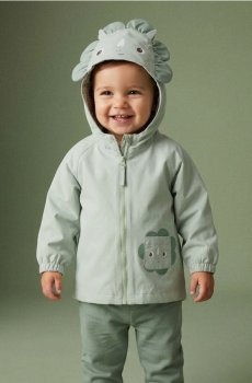 Легка куртка-вітровка з капюшоном - гірчичний