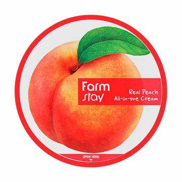 Универсальный крем для лица и тела FarmStay Real Peach All-In-One Cream с экстрактом персика, 300 мл Универсальный крем для лица и тела FarmStay Real Peach All-In-One Cream с экстрактом персика, 300 мл