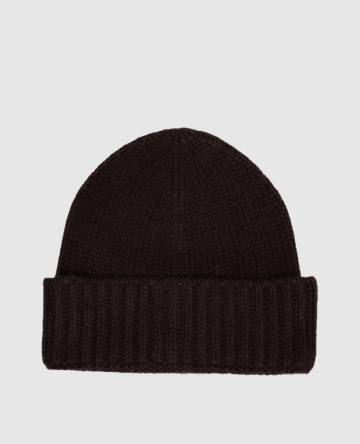 Коричневая шапка BERET из кашемира