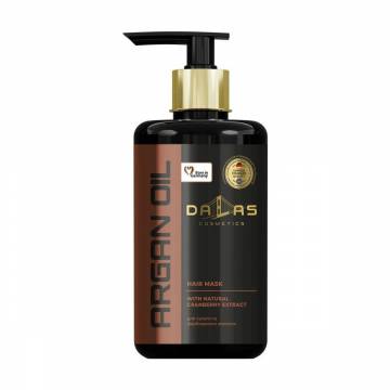 Маска для волос Dalas Cosmetics Argan Oil Hair Mask с натуральным экстрактом клюквы и аргановым маслом, 900 мл Маска для волос Dalas Cosmetics Argan Oil Hair Mask с натуральным экстрактом клюквы и аргановым маслом, 900 мл
