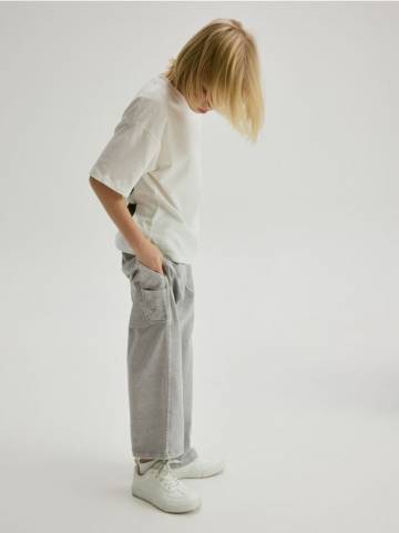 Reserved - BOYS` TROUSERS - світло-сірий - 011CJ-09X Reserved - BOYS` TROUSERS - світло-сірий - 011CJ-09X