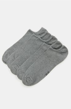 Шкарпетки-сліди OEKO-TEX 5 pack - сірий