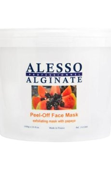 Альгинатная маска для лица Alesso Professionnel Peel-Off Face Mask Exfoliating With Papaya, 1 кг