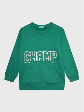 United Colors Of Benetton Світшот 3JLXC107O Зелений Regular Fit United Colors Of Benetton Світшот 3JLXC107O Зелений Regular Fit