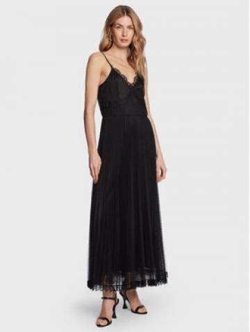 TWINSET Коктейльна сукня 231TP2440 Чорний Regular Fit TWINSET Коктейльна сукня 231TP2440 Чорний Regular Fit