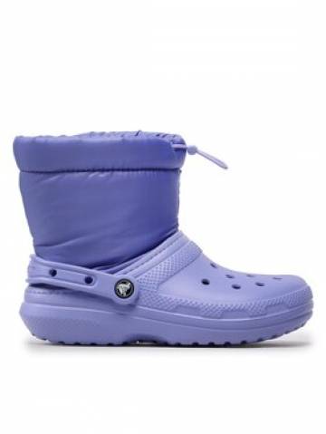 Crocs Снігоходи Classic Lined Neo Puff Boot 206630 Фіолетовий Crocs Снігоходи Classic Lined Neo Puff Boot 206630 Фіолетовий