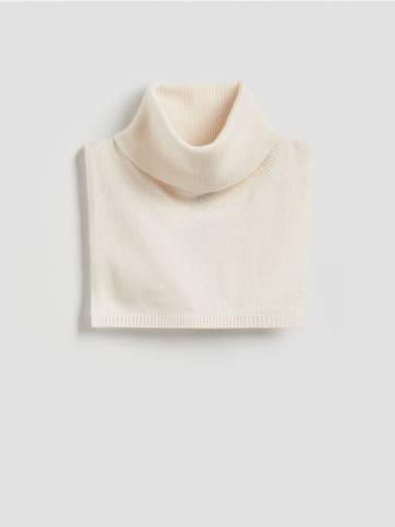 Reserved - LADIES` PONCHO - нюдовий - 687FE-02M