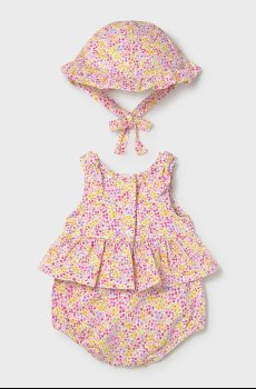 Ромпер и панама для младенцев Mayoral Newborn