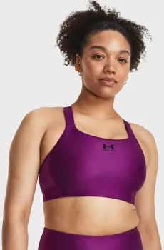 Женский фиолетовый топ UA HG Armour High Фиолетовый XS Under Armour 1379195-573