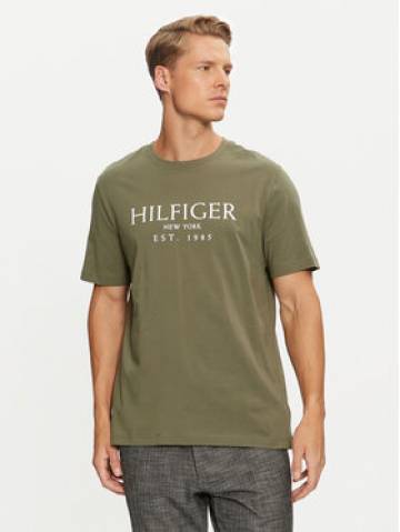 Tommy Hilfiger Футболка MW0MW36499 Зелений Regular Fit Tommy Hilfiger Футболка MW0MW36499 Зелений Regular Fit