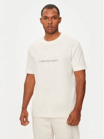 Calvin Klein Jeans Футболка J30J326158 Écru Regular Fit Calvin Klein Jeans Футболка J30J326158 Écru Regular Fit