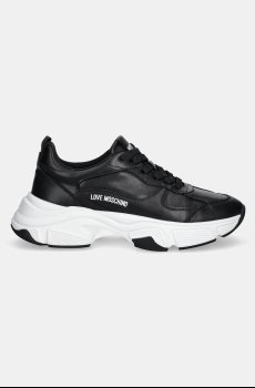 Кожаные кроссовки Love Moschino