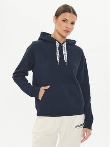 Tommy Jeans Світшот Logo Drawcord DW0DW17794 Cиній Boxy Fit Tommy Jeans Світшот Logo Drawcord DW0DW17794 Cиній Boxy Fit