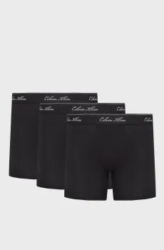Мужские черные боксеры (3 шт) Черный M Calvin Klein LV00NB4608
