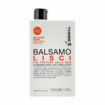 Разглаживающий бальзам для волос Faipa Roma Three Hair Care Relaxing Balm с протеинами сои, 1 л Разглаживающий бальзам для волос Faipa Roma Three Hair Care Relaxing Balm с протеинами сои, 1 л