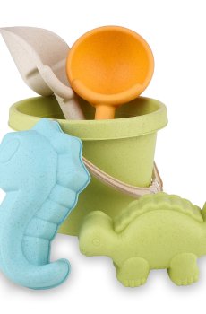 Набор для игры с песком ranxian, 5 предметов, салатовый, от 3 лет, размеры ведерка 15*14 см (RX789-179)