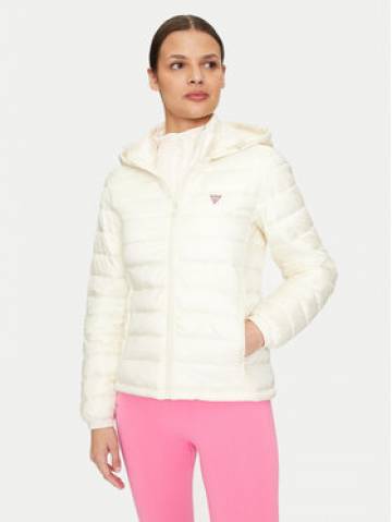 Guess Jeans Пуховик W4YL00 WG922 Écru Regular Fit Guess Jeans Пуховик W4YL00 WG922 Écru Regular Fit
