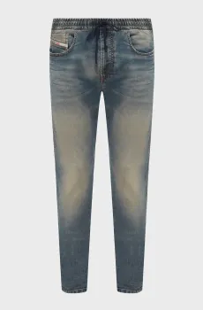 Мужские синие джинсы D-STRUKT Синий 28 Diesel A11881 068MB