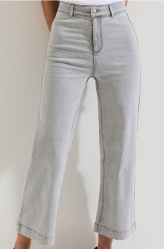 Джинси-кюлоти - сірий
