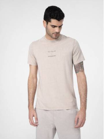 4F Футболка 4FSS23TTSHM296 Бежевий Regular Fit 4F Футболка 4FSS23TTSHM296 Бежевий Regular Fit