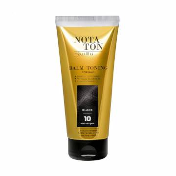 Тонирующий бальзам для волос Notaton New Life Balm Toning с био-золотом, 10 Черный, 150 мл Тонирующий бальзам для волос Notaton New Life Balm Toning с био-золотом, 10 Черный, 150 мл