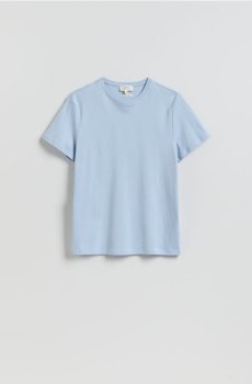 Reserved - Футболка slim з мерсеризованої бавовни - блідо-блакитний - 008IS-05X
