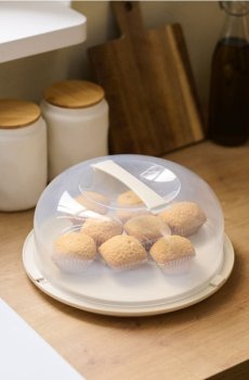 Контейнер для торта - кремовий